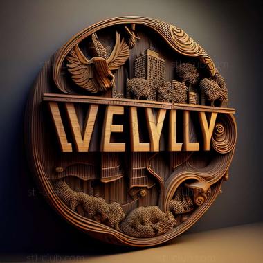 3D модель WeValley City в США (STL)